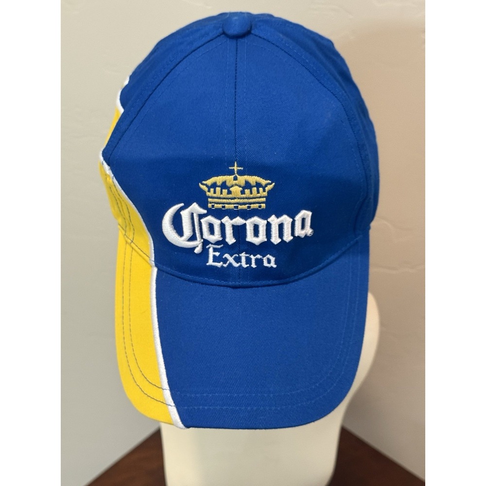 Corona Gat Extra Bottle Opener Adjustable Cap Blue Canvas Cerveza Beer Crown